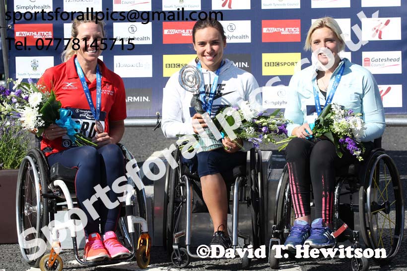 Wheelchair Simplyhealth Great North Run. Photo: David T. Hewitson/Sports for All Pics